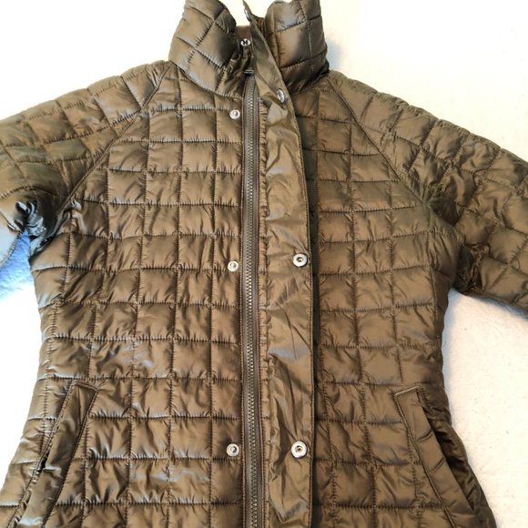BURTON DRYRIDE Gold Quilted Jacket Coat Winter, ski, snowboard, hike Sz XSmall - Picture 4 of 9